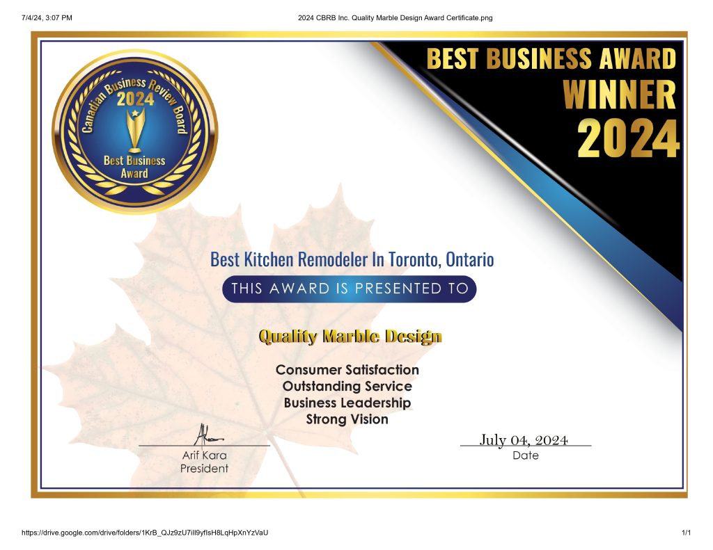 2024 CBRB Inc. Quality Marble Design Award Certificate.png Page 0001